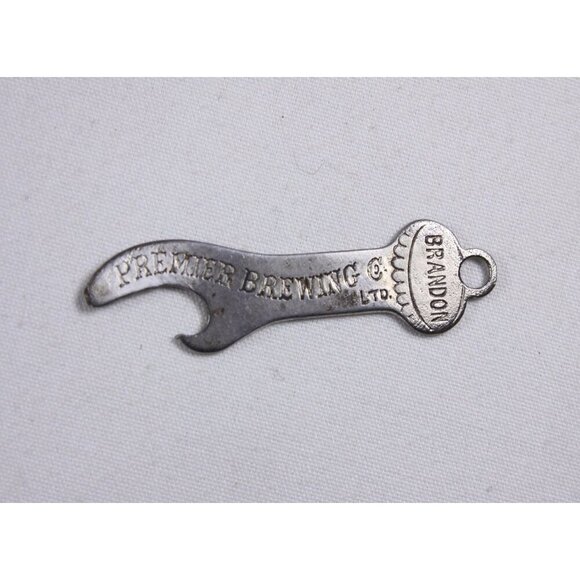 1920s Brandon Premier Brewing Co Ltd antique church key, beer bottle opener - Picture 1 of 3